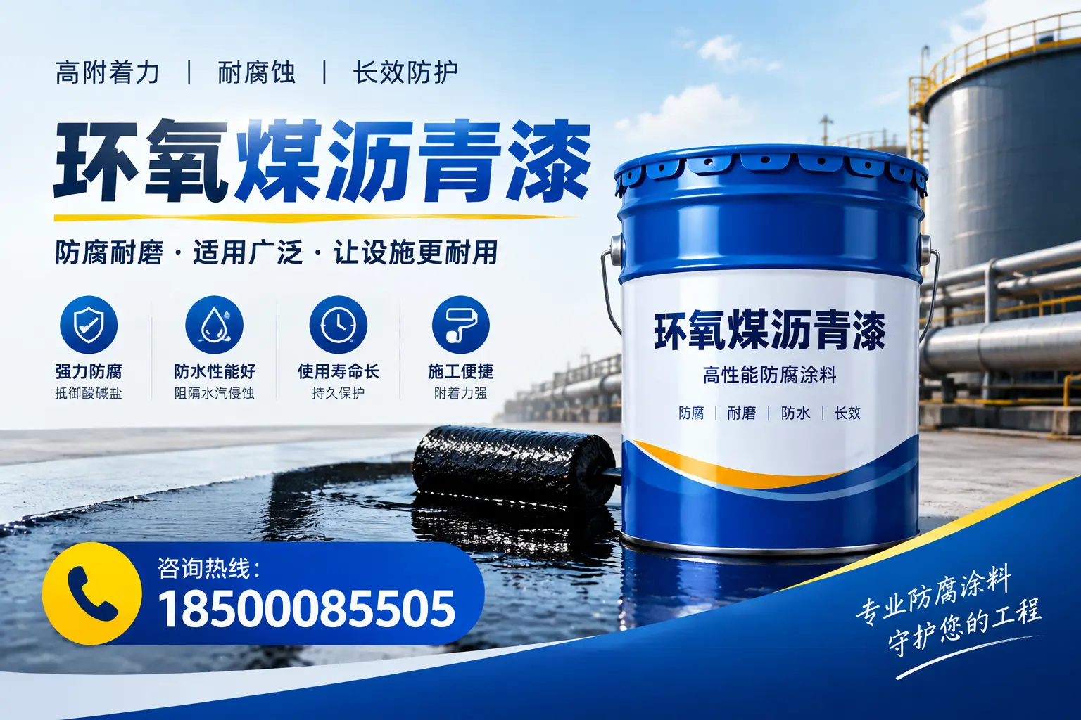 环氧煤沥青漆与其他涂料的对比分析,助力云浮企业决策